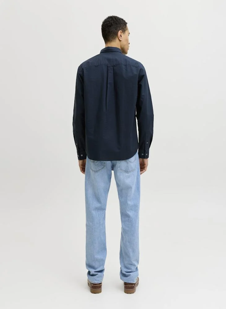 JACK & JONES Solid Regular Fit Shirt